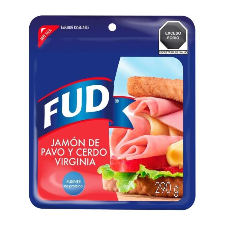 Jamón de Pavo y Cerdo Virginia Fud 290 g