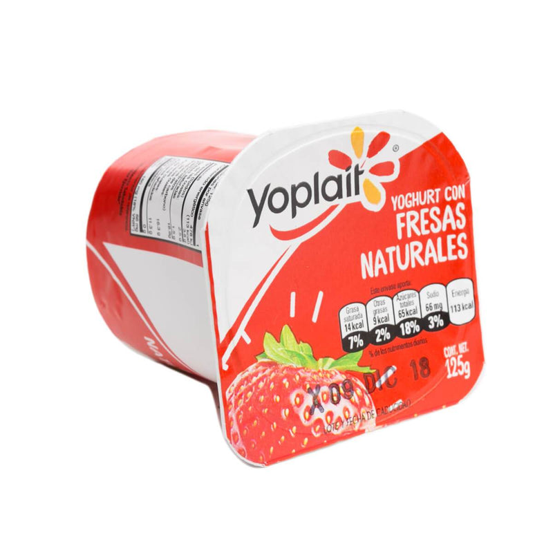 Yoghurt Batido Con Fresas Yoplait 125 g