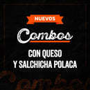 ¡Combos con queso y salchicha polaca!