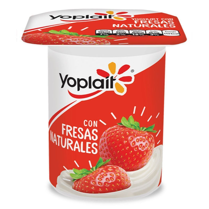 Yoghurt Batido Con Fresas Yoplait 125 g